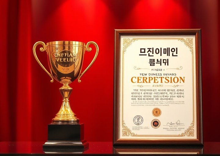 피트니스 대회 수상